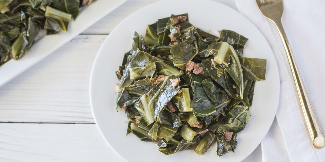 plate of Southern Style Country Greens