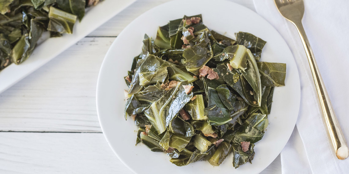 plate of Southern Style Country Greens