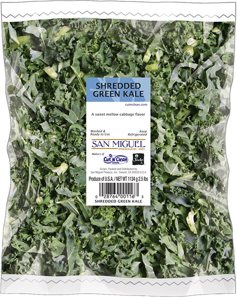 bag of Shredded Green Kale