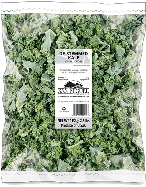 bag of De-Stemmed Kale