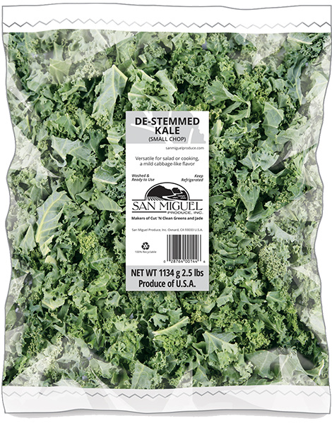 bag of De-Stemmed Kale