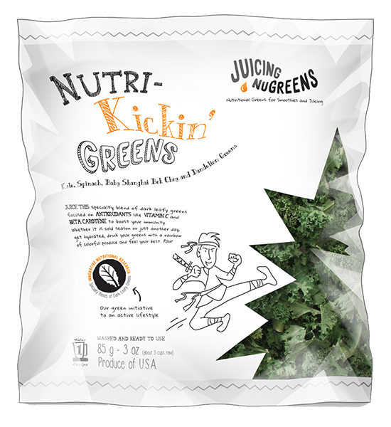 bag of Nutri-Kickin' Greens